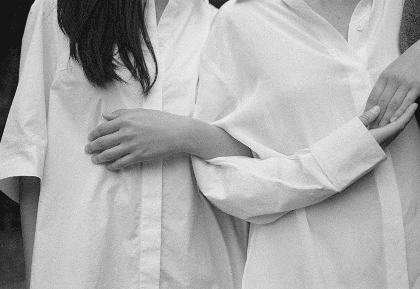 linked arms
