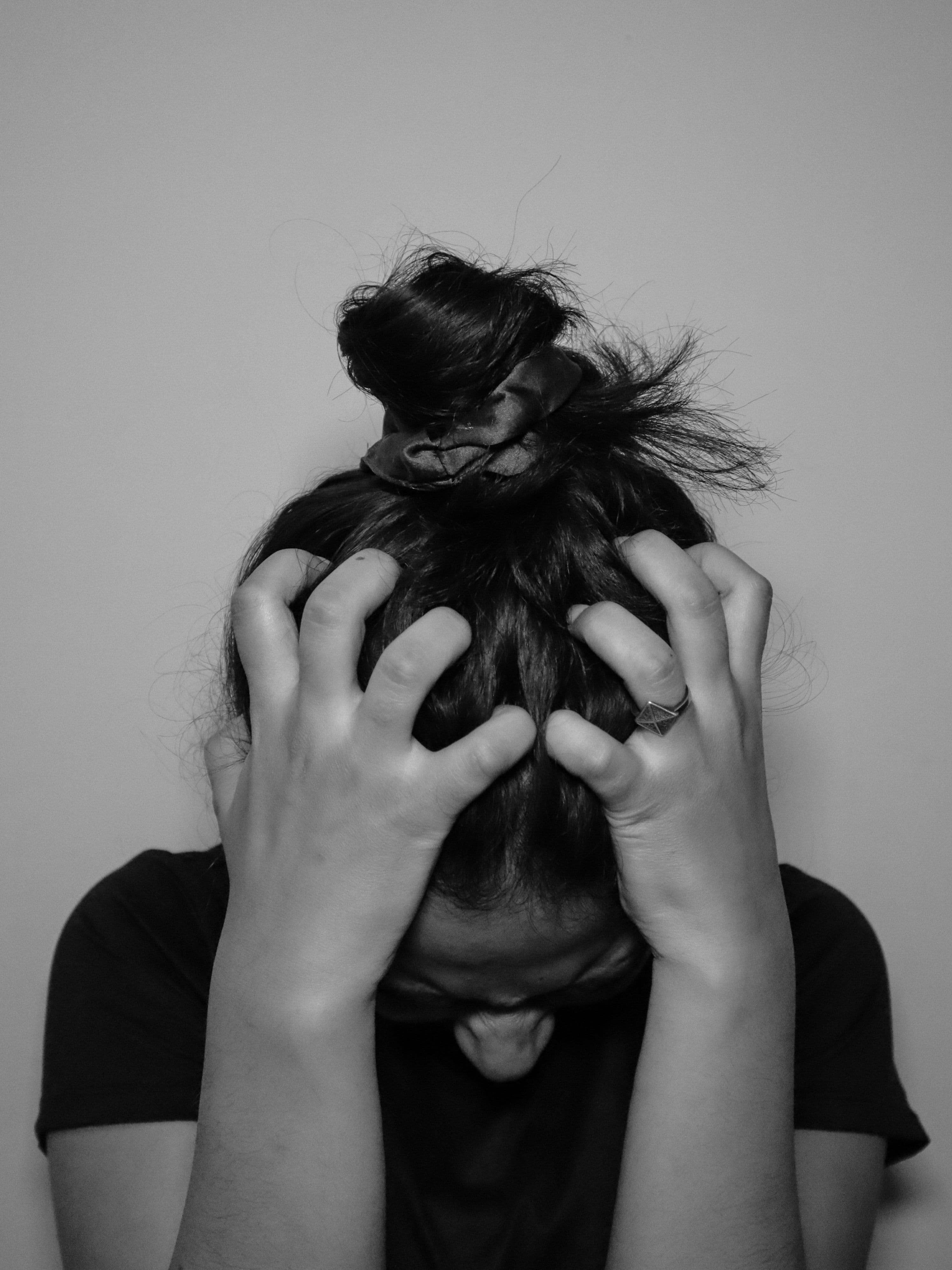 a stressed woman