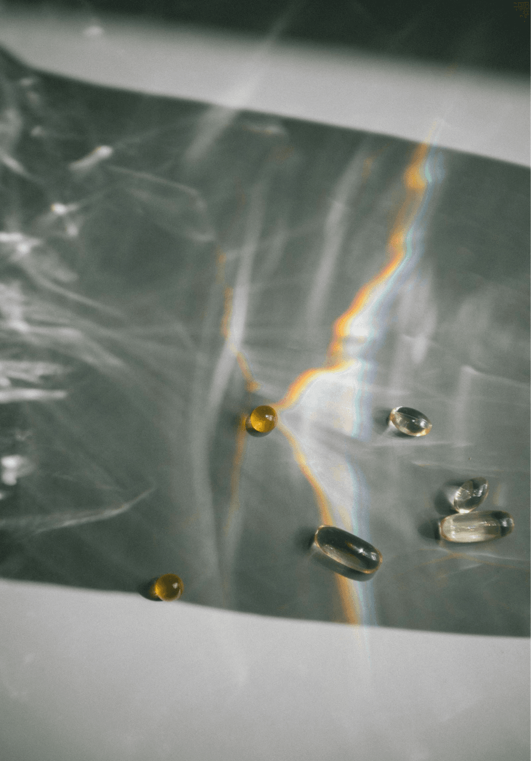 Abstract grey pills